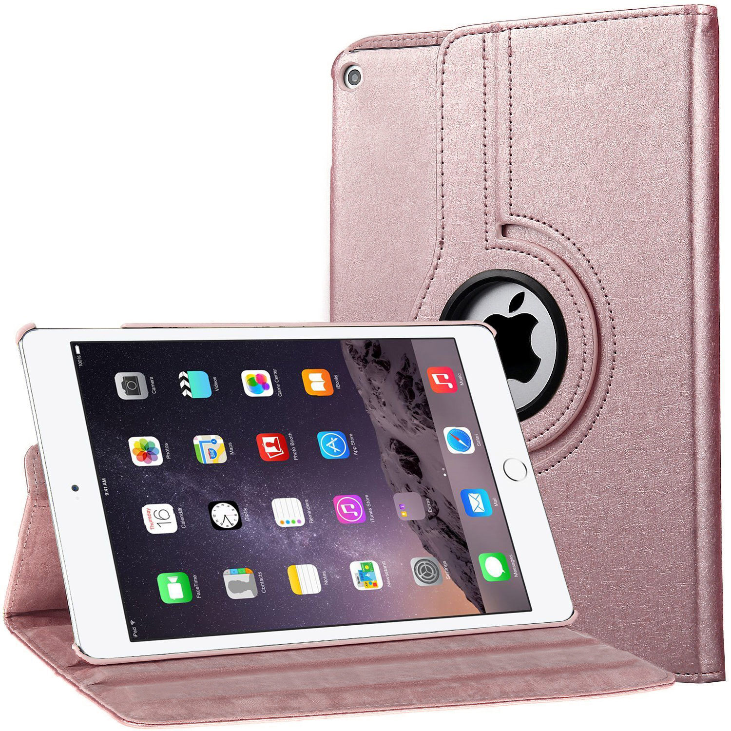 ebestStar ® pour iPad Air, iPad Air Wi-Fi - Housse Coque Etui PU cuir  Support rotatif 360°, Bleu Foncé EBESTSTAR Pas Cher 