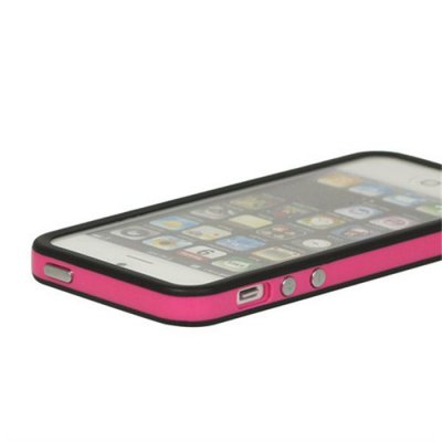 Bumper noir rose pour iPhone 5