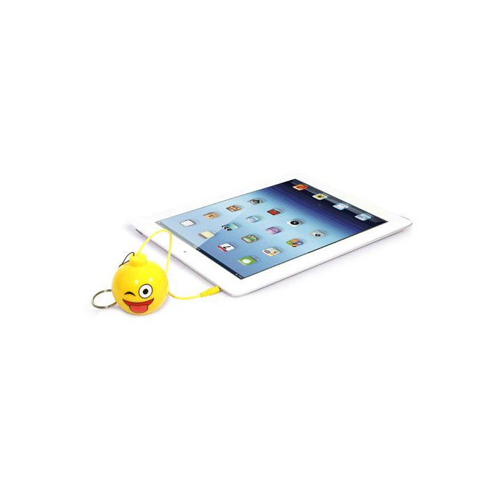 Puro Mini Enceinte Puro Jaune Jack 3 5 Smiley Joyeux Iphone Ipod Ipad