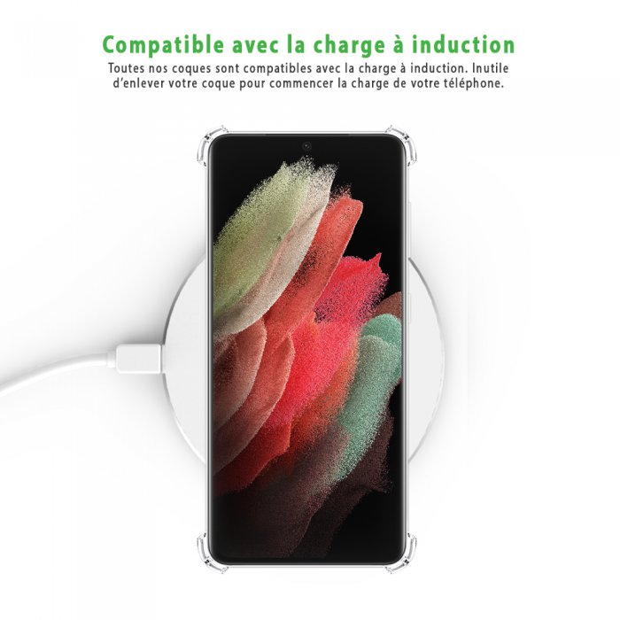 Coque Samsung Galaxy S21 5G Verre Trempé Design Bois