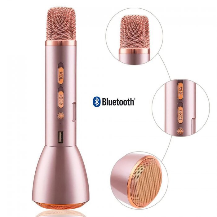 Achetez en gros Mini Cadeau Portable Karaoké Microphone Haut-parleur  Bluetooth Sans Fil Avec Led Lumière Cadeau Promotionnel Bluetooth Haut- parleur Pour La Promotion Chine et Cadeau Promotionnel à 1.99 USD