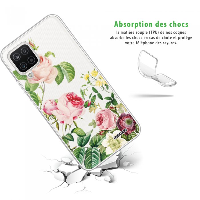 Coque Samsung Galaxy A12 360 intégrale transparente Coeur Psychédélique  Rose Tendance Evetane. - Coquediscount