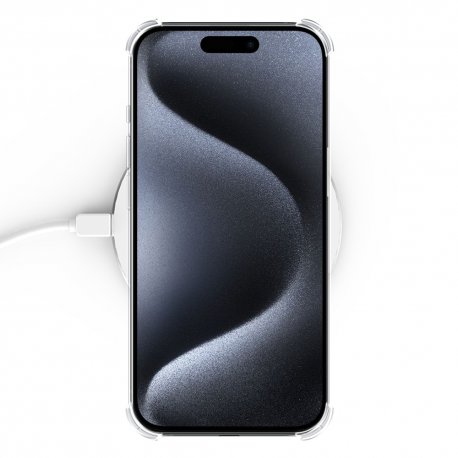 iPhone 15  Coque Intégrale Magnétique en Verre Trempé