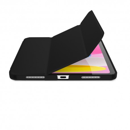 Housse noire Nouvel Apple iPad 10,9 pouces 2022 4G/5G rotative 360