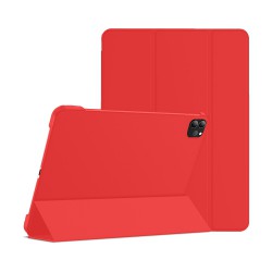 Étui Smart Cover iPad Air 10.9 pouces (2020/2022) / iPad Pro 11 pouces Rouge à Rabat avec Support
