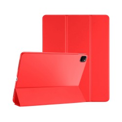Étui Smart Cover iPad Pro 12.9 pouces (2018/2020/2021) Rouge à Rabat avec Support