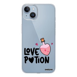 Coque iPhone 14 Plus 360 intégrale transparente Love Potion Tendance Evetane.