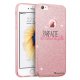 Coque iPhone 6 iPhone 6S paillettes rose, Parfaite de mère en fille, La Coque Francaise®