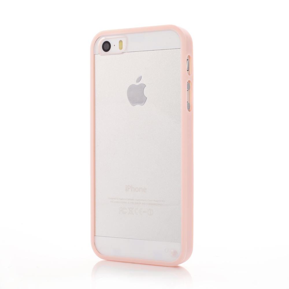 Coque Apple iPhone 5 5s avec écran protecteur - Crok Glossy Rose