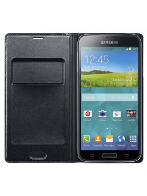 Etui Folio Samsung Galaxy S5 Wallet noir