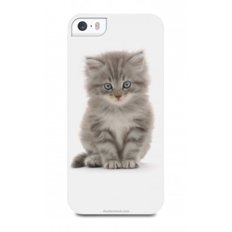 Muvit Muvit Coque Blanche Bebe Chat Apple Iphone 5 5s