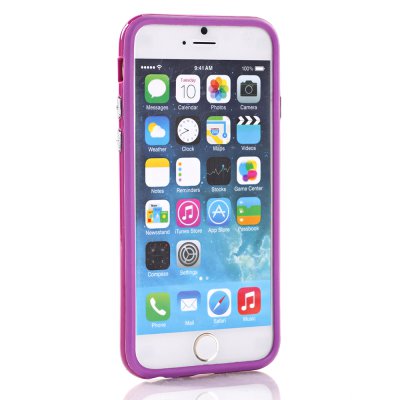 Bumper bi-matières violet pour Apple iPhone 6 4.7" 