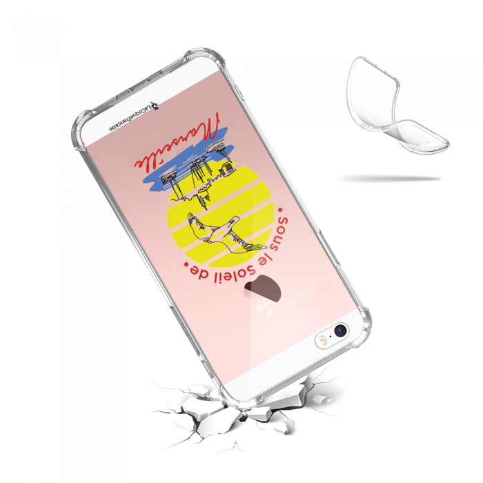 Coque transparente iPhone 5S/5SE sur Marseille