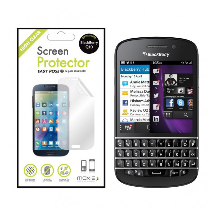 MOXIE Film Moxie New Generation High Clear pour BlackBerry Q10