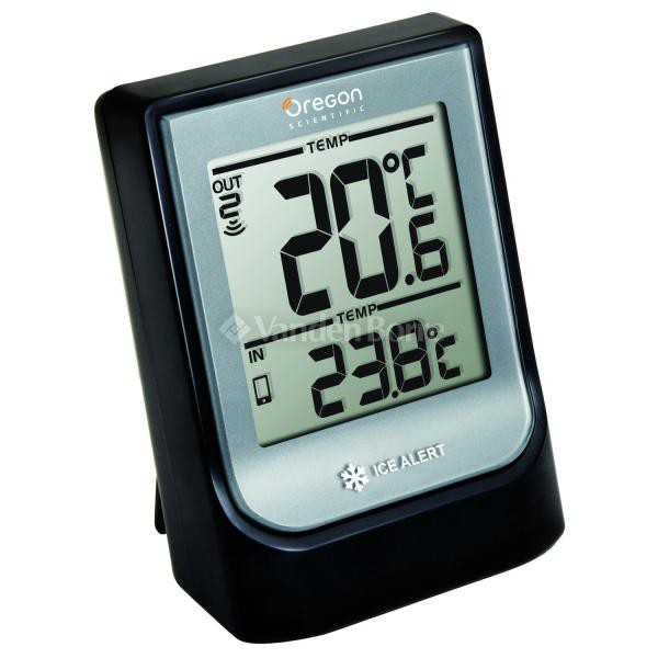 Achetez Thermomètre Extérieur Intérieur Sans Fil 3378b Grand Affichage Avec  Capteur à Distance - le Noir / Plug de Chine