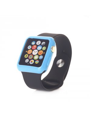 Bumper silicone bleu pour Apple Watch 42mm