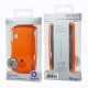 Coque gomme orange Xperia Play Made for Sony Ericsson.